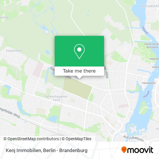 Kenj Immobilien map