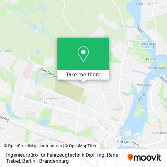 Ingenieurbüro für Fahrzeugtechnik Dipl.-Ing. René Tiebel map