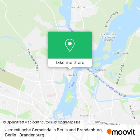 Карта Jemenitische Gemeinde in Berlin und Brandenburg