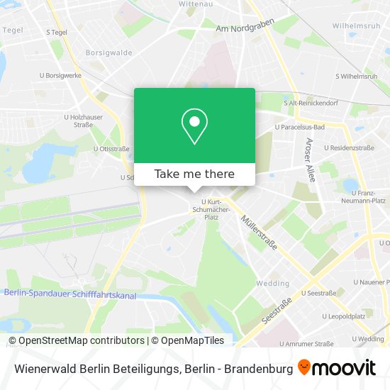 Wienerwald Berlin Beteiligungs map