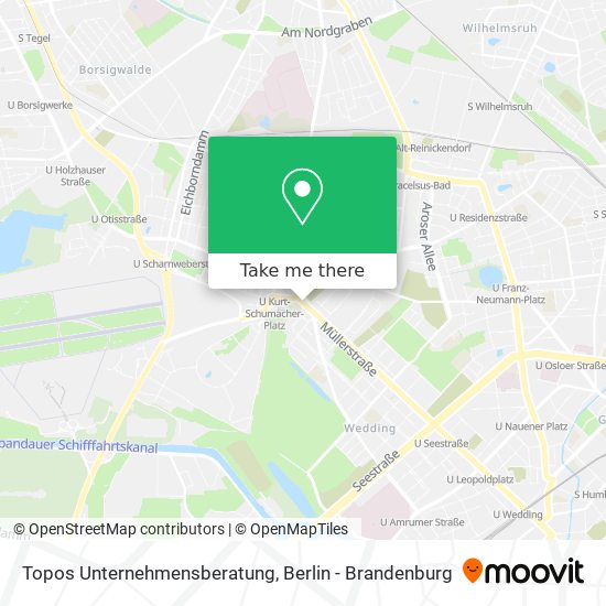 Topos Unternehmensberatung map