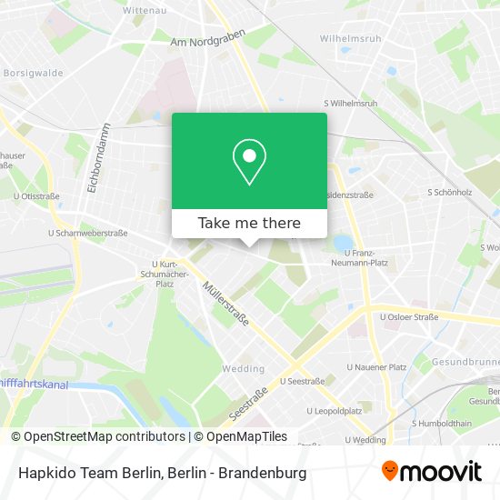 Hapkido Team Berlin map