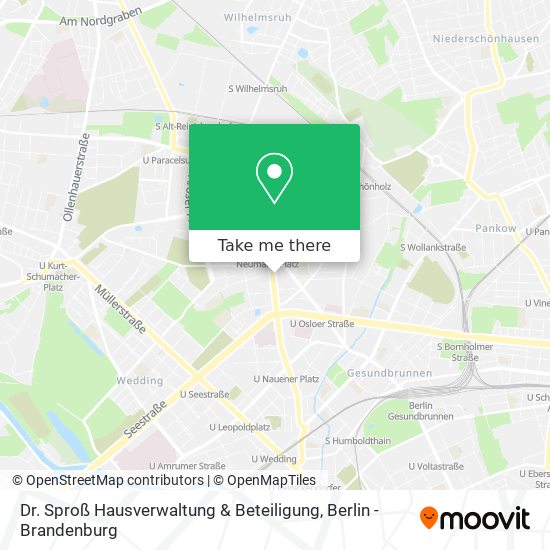 Карта Dr. Sproß Hausverwaltung & Beteiligung