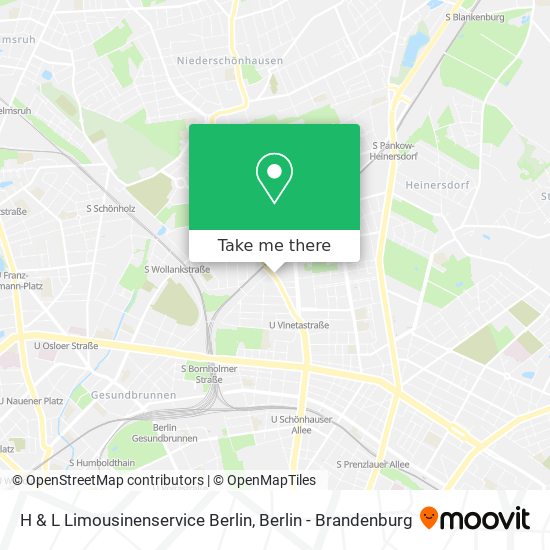 H & L Limousinenservice Berlin map