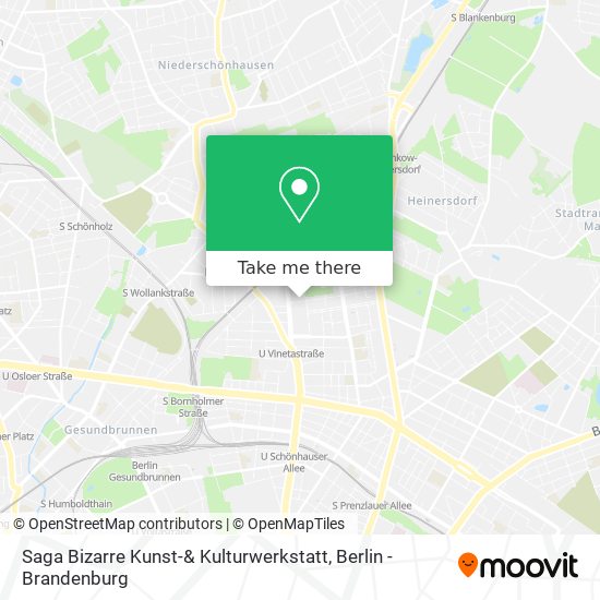Saga Bizarre Kunst-& Kulturwerkstatt map