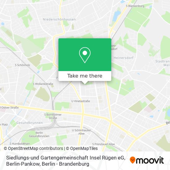 Siedlungs-und Gartengemeinschaft Insel Rügen eG, Berlin-Pankow map