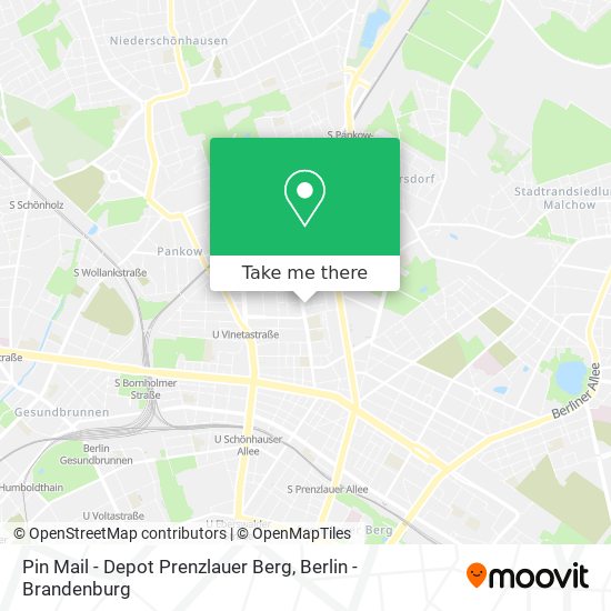 Pin Mail - Depot Prenzlauer Berg map