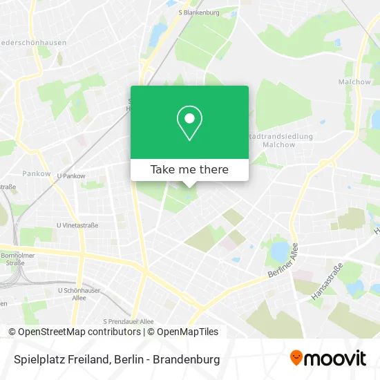 Spielplatz Freiland map