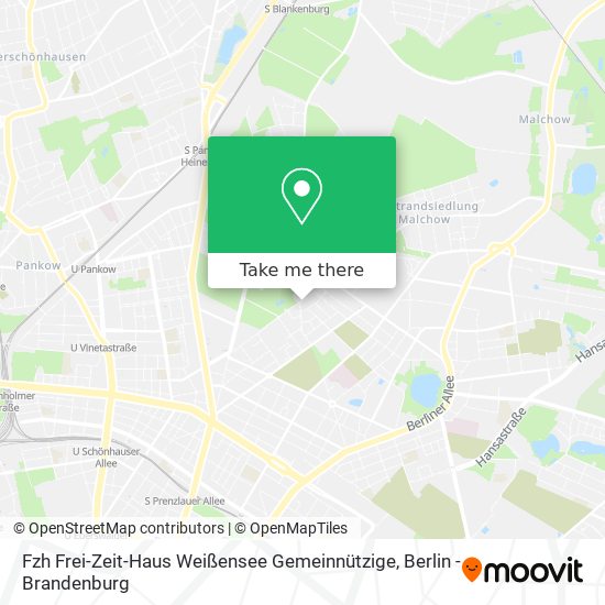 Fzh Frei-Zeit-Haus Weißensee Gemeinnützige map