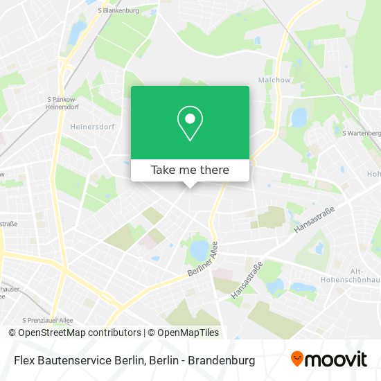 Flex Bautenservice Berlin map