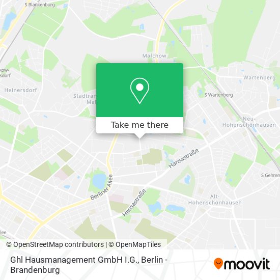 Ghl Hausmanagement GmbH I.G. map