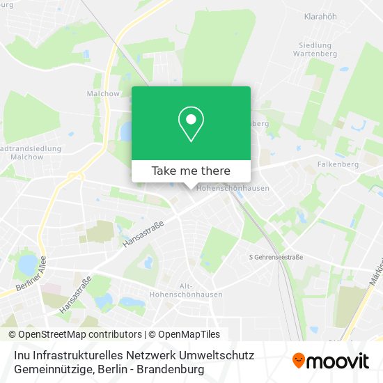 Inu Infrastrukturelles Netzwerk Umweltschutz Gemeinnützige map