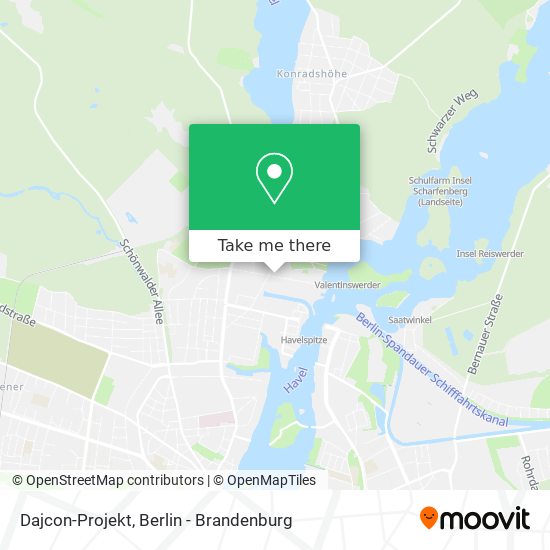 Dajcon-Projekt map