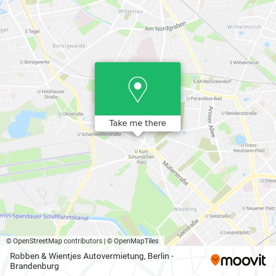 Robben & Wientjes Autovermietung map