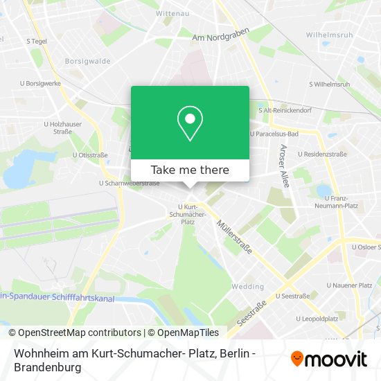 Карта Wohnheim am Kurt-Schumacher- Platz
