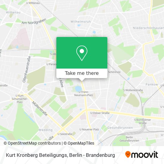 Kurt Kronberg Beteiligungs map