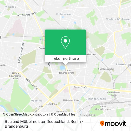 Карта Bau und Möbelmeister Deutschland