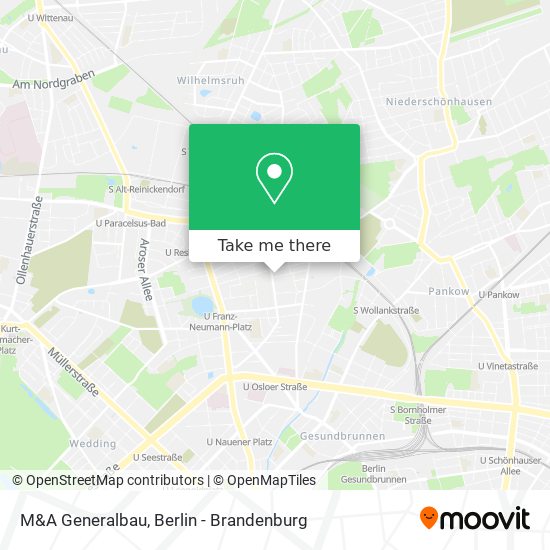 M&A Generalbau map