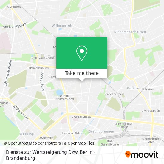 Dienste zur Wertsteigerung Dzw map