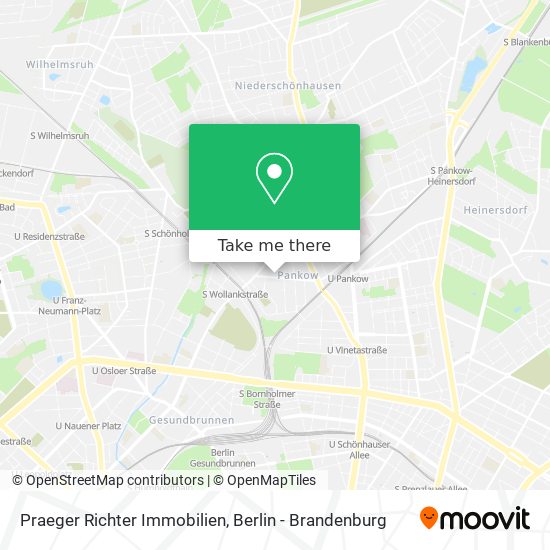 Praeger Richter Immobilien map