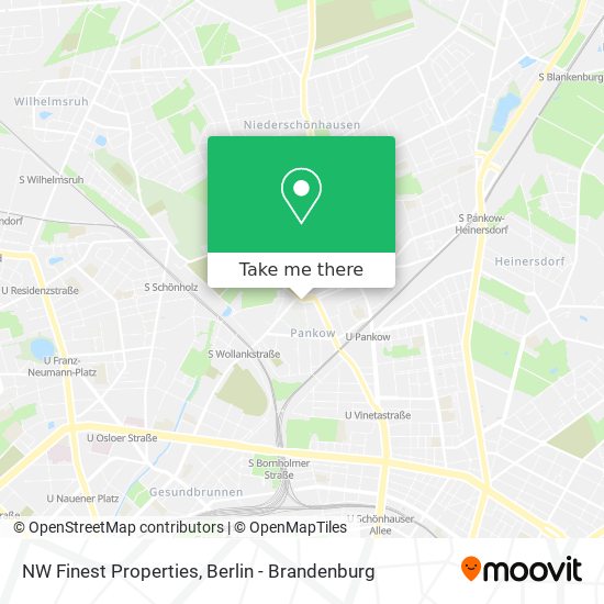 NW Finest Properties map