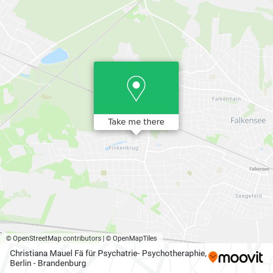 Карта Christiana Mauel Fä für Psychatrie- Psychotheraphie