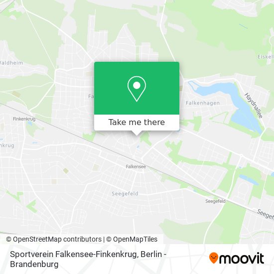 Sportverein Falkensee-Finkenkrug map