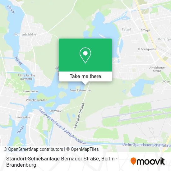 Карта Standort-Schießanlage Bernauer Straße