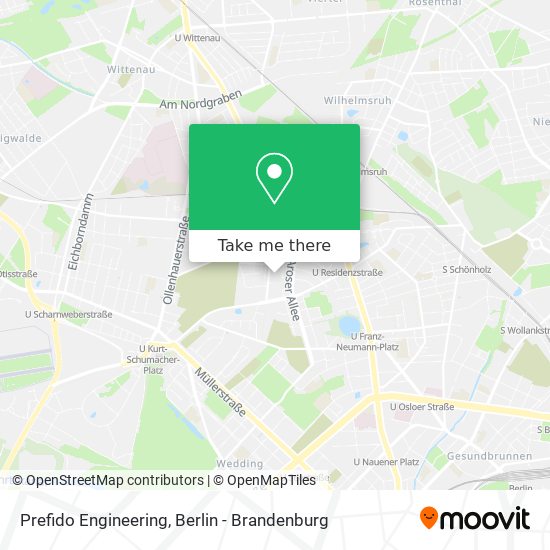 Prefido Engineering map