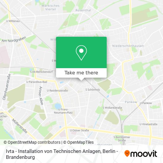 Карта Ivta - Installation von Technischen Anlagen