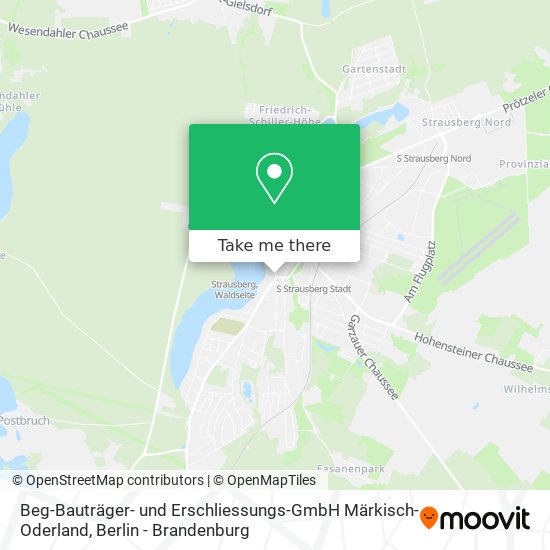 Beg-Bauträger- und Erschliessungs-GmbH Märkisch-Oderland map