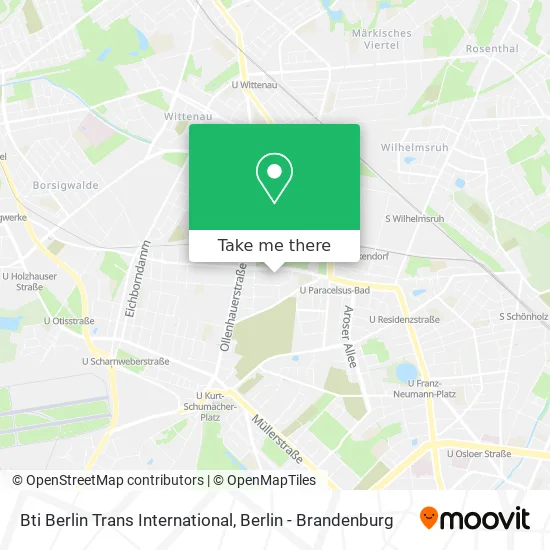 Карта Bti Berlin Trans International