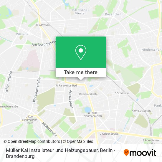 Карта Müller Kai Installateur und Heizungsbauer
