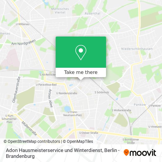 Adon Hausmeisterservice und Winterdienst map