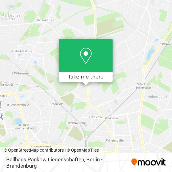Ballhaus Pankow Liegenschaften map