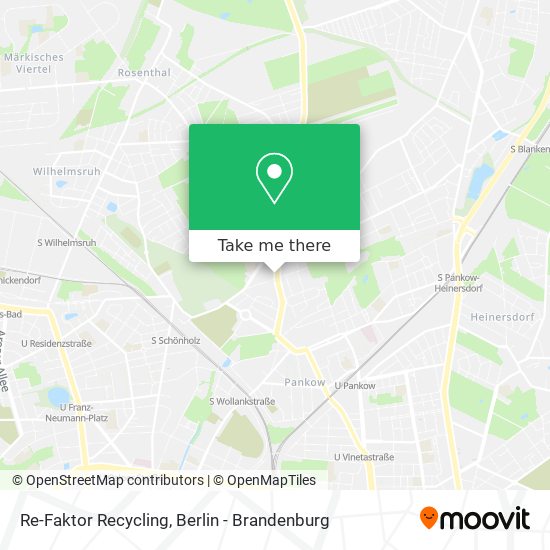 Re-Faktor Recycling map