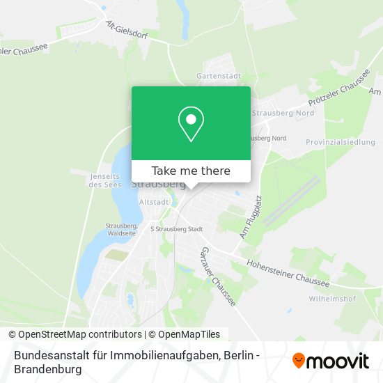 Bundesanstalt für Immobilienaufgaben map