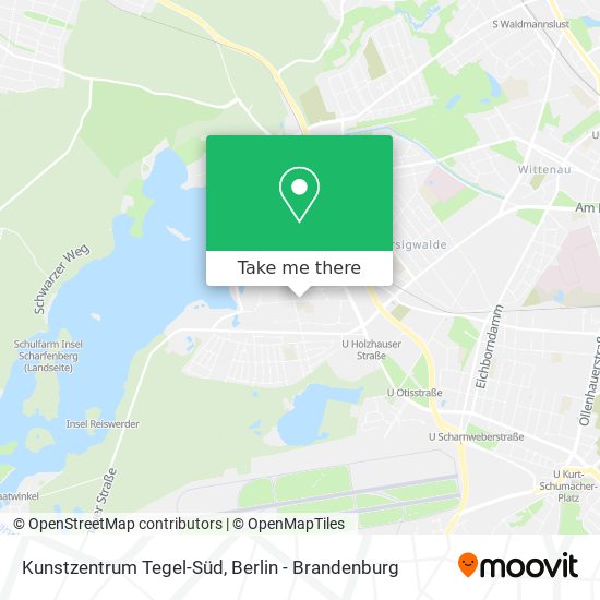 Kunstzentrum Tegel-Süd map