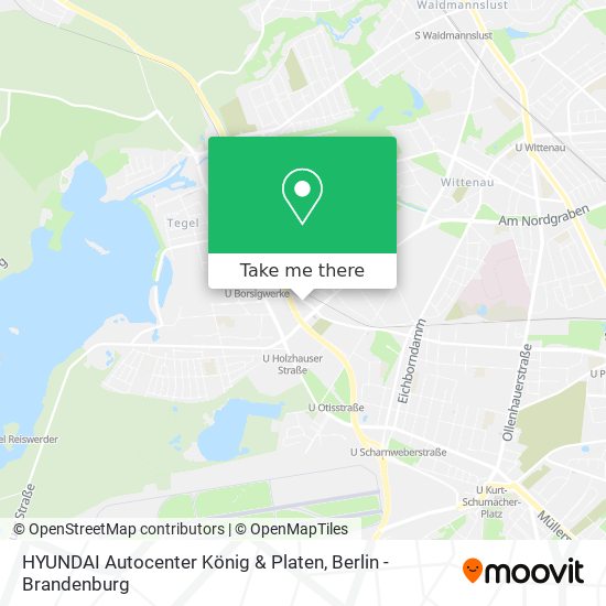 HYUNDAI Autocenter König & Platen map
