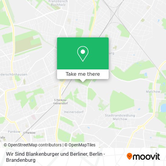 Карта Wir Sind Blankenburger und Berliner