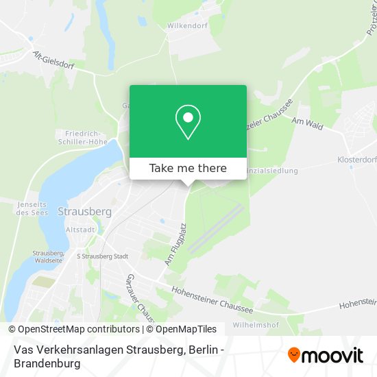 Vas Verkehrsanlagen Strausberg map