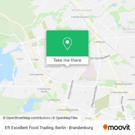 Eft Excellent Food Trading map