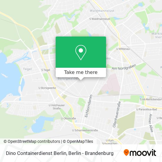 Dino Containerdienst Berlin map