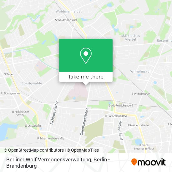 Карта Berliner Wolf Vermögensverwaltung