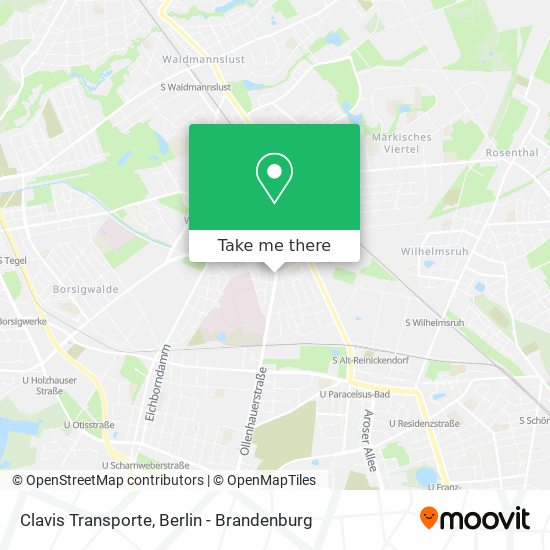 Clavis Transporte map