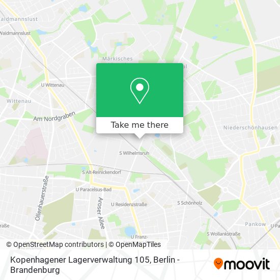 Kopenhagener Lagerverwaltung 105 map