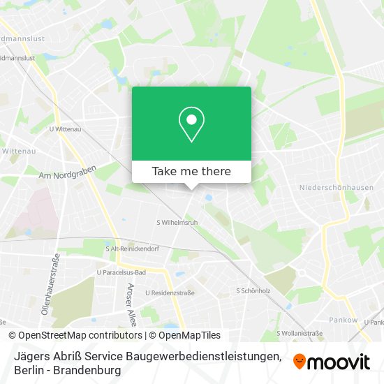 Jägers Abriß Service Baugewerbedienstleistungen map