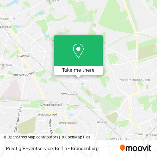 Prestige-Eventservice map