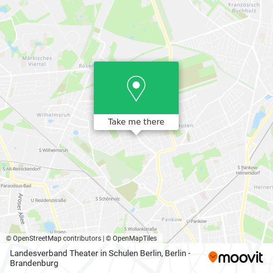Landesverband Theater in Schulen Berlin map