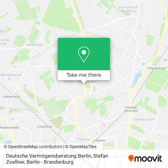 Deutsche Vermögensberatung Berlin, Stefan Zoellner map